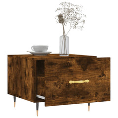 vidaXL Coffee Tables 2 pcs Smoked Oak 50x50x40 cm Engineered Wood 4