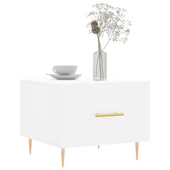 vidaXL Coffee Tables 2 pcs White 50x50x40 cm Engineered Wood 3