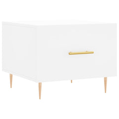vidaXL Coffee Tables 2 pcs White 50x50x40 cm Engineered Wood 5