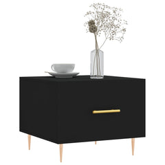 vidaXL Coffee Tables 2 pcs Black 50x50x40 cm Engineered Wood 3