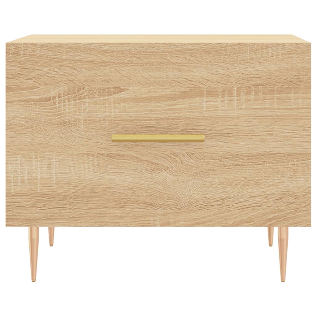 vidaXL Coffee Table Sonoma Oak 50x50x40 cm Engineered Wood 5