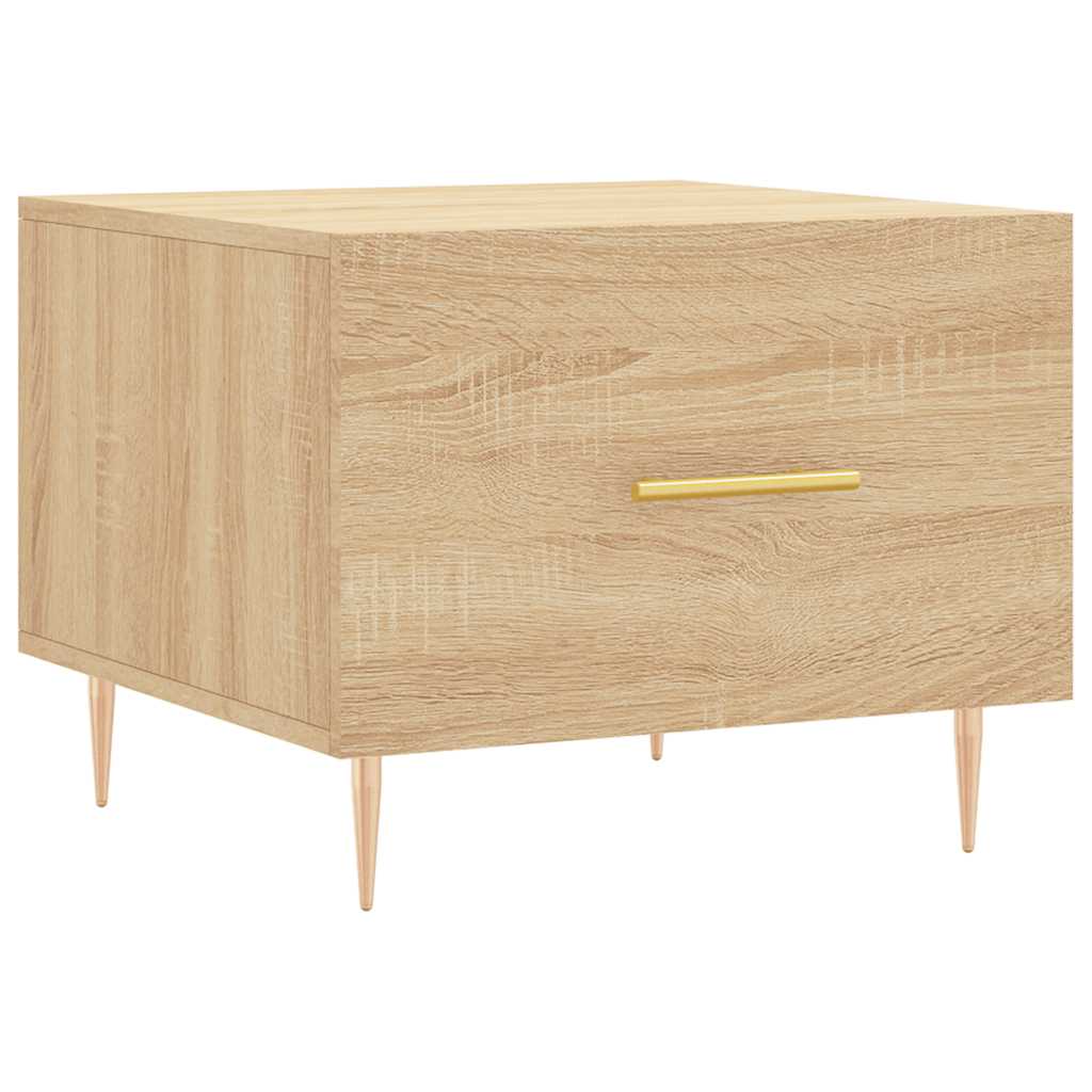 vidaXL Coffee Tables 2 pcs Sonoma Oak 50x50x40 cm Engineered Wood 5