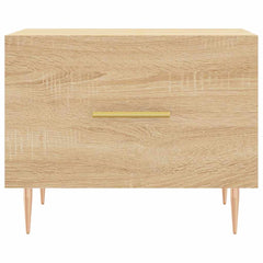 vidaXL Coffee Tables 2 pcs Sonoma Oak 50x50x40 cm Engineered Wood 6