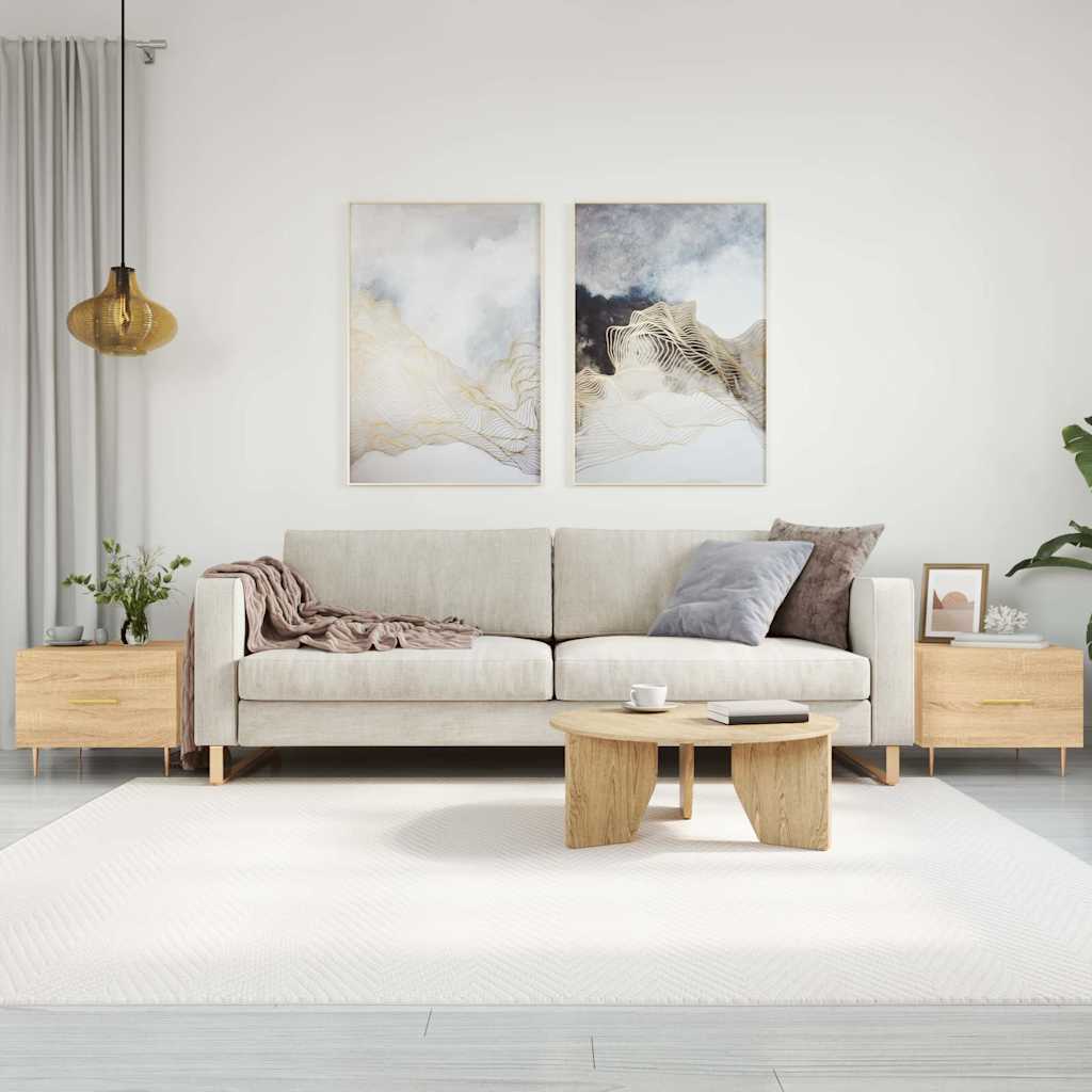 vidaXL Coffee Tables 2 pcs Sonoma Oak 50x50x40 cm Engineered Wood 1