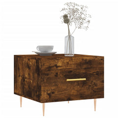 vidaXL Coffee Tables 2 pcs Smoked Oak 50x50x40 cm Engineered Wood 3