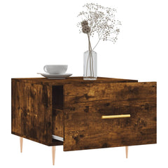 vidaXL Coffee Tables 2 pcs Smoked Oak 50x50x40 cm Engineered Wood 4