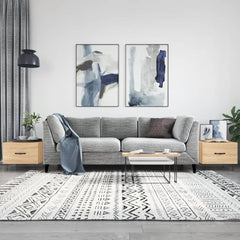 vidaXL Coffee Tables 2 pcs Sonoma Oak 50x50x40 cm Engineered Wood 1
