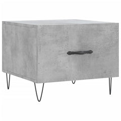 vidaXL Coffee Tables 2 pcs Concrete Grey 50x50x40 cm Engineered Wood 5