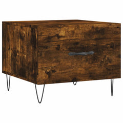 vidaXL Coffee Tables 2 pcs Smoked Oak 50x50x40 cm Engineered Wood 5