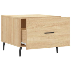 vidaXL Coffee Table Sonoma Oak 50x50x40 cm Engineered Wood 6