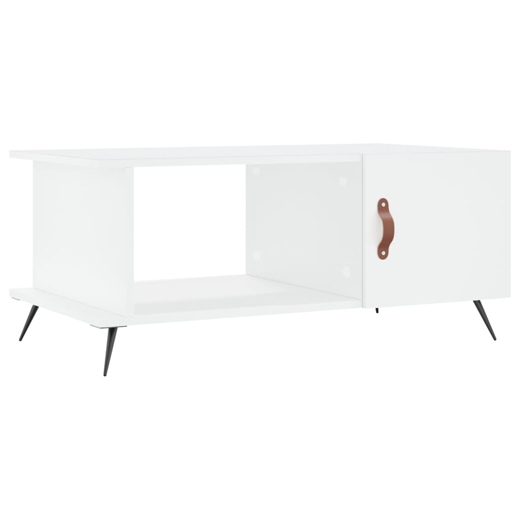vidaXL Coffee Table White 90x50x40 cm Engineered Wood 2