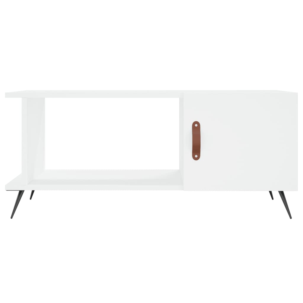 vidaXL Coffee Table White 90x50x40 cm Engineered Wood 5
