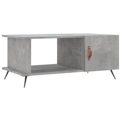 vidaXL Coffee Table Concrete Grey 90x50x40 cm Engineered Wood 2