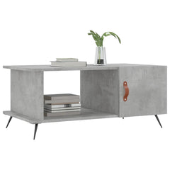 vidaXL Coffee Table Concrete Grey 90x50x40 cm Engineered Wood 3