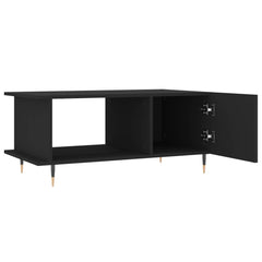 vidaXL Coffee Table Black 90x50x40 cm Engineered Wood 6