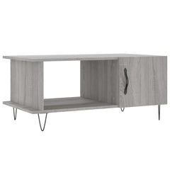 vidaXL Coffee Table Grey Sonoma 90x50x40 cm Engineered Wood 2