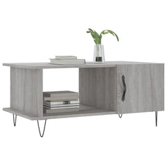 vidaXL Coffee Table Grey Sonoma 90x50x40 cm Engineered Wood 3