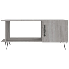 vidaXL Coffee Table Grey Sonoma 90x50x40 cm Engineered Wood 5