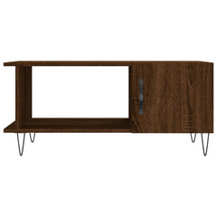 vidaXL Coffee Table Brown Oak 90x50x40 cm Engineered Wood 5