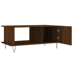 vidaXL Coffee Table Brown Oak 90x50x40 cm Engineered Wood 6