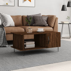 vidaXL Coffee Table Brown Oak 90x50x40 cm Engineered Wood 1