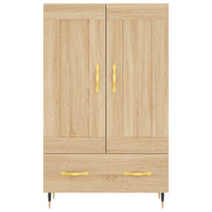 vidaXL Highboard Sonoma Oak 69.5x31x115 cm Engineered Wood 5