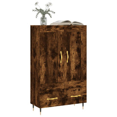 vidaXL Highboard Smoked Oak 69.5x31x115 cm Engineered Wood 3