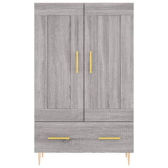 vidaXL Highboard Grey Sonoma 69.5x31x115 cm Engineered Wood 5