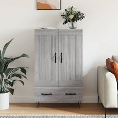 vidaXL Highboard Grey Sonoma 69.5x31x115 cm Engineered Wood 1