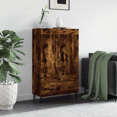 vidaXL Highboard Smoked Oak 69.5x31x115 cm Engineered Wood 1