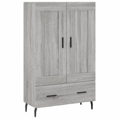 vidaXL Highboard Grey Sonoma 69.5x31x115 cm Engineered Wood 2