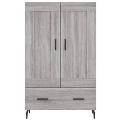 vidaXL Highboard Grey Sonoma 69.5x31x115 cm Engineered Wood 5