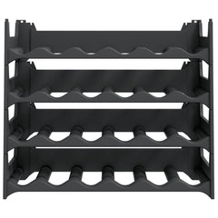 vidaXL Wine Rack for 24 Bottles PP Stackable 3