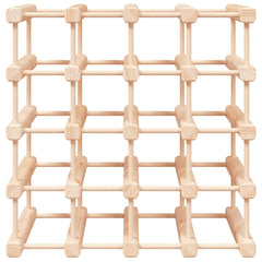 vidaXL Wine Rack for 20 Bottles 46.5x23x46.5 cm Solid Wood Pine 3