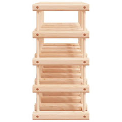 vidaXL Wine Rack for 20 Bottles 46.5x23x46.5 cm Solid Wood Pine 4