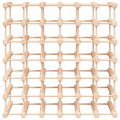 vidaXL Wine Rack for 42 Bottles 68.5x23x68.5 cm Solid Wood Pine 3
