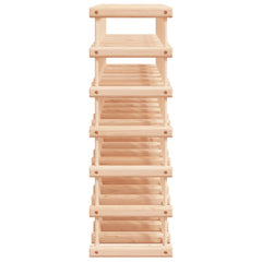 vidaXL Wine Rack for 42 Bottles 68.5x23x68.5 cm Solid Wood Pine 4