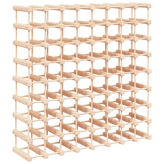 vidaXL Wine Rack for 72 Bottles 90.5x23x90.5 cm Solid Wood Pine 2