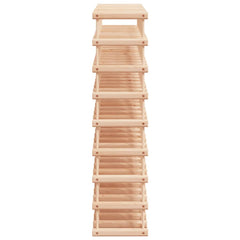 vidaXL Wine Rack for 72 Bottles 90.5x23x90.5 cm Solid Wood Pine 4