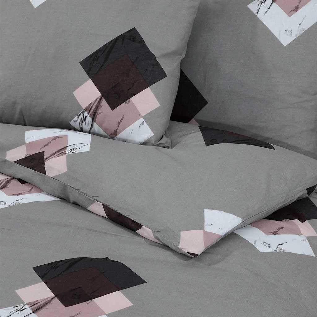 vidaXL Duvet Cover Set Multicolour 240x220 cm Cotton 5