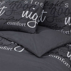 vidaXL Duvet Cover Set Black and White 220x240 cm Cotton 5