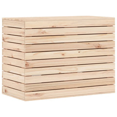 vidaXL Laundry Basket 88.5x44x66 cm Solid Wood Pine 2