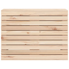 vidaXL Laundry Basket 88.5x44x66 cm Solid Wood Pine 5