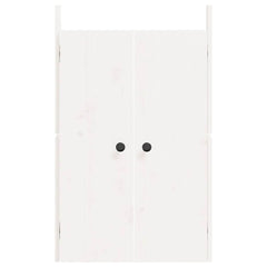 vidaXL Outdoor Kitchen Door "MEPPEL" White 50x9x82 cm Solid Wood Pine 4