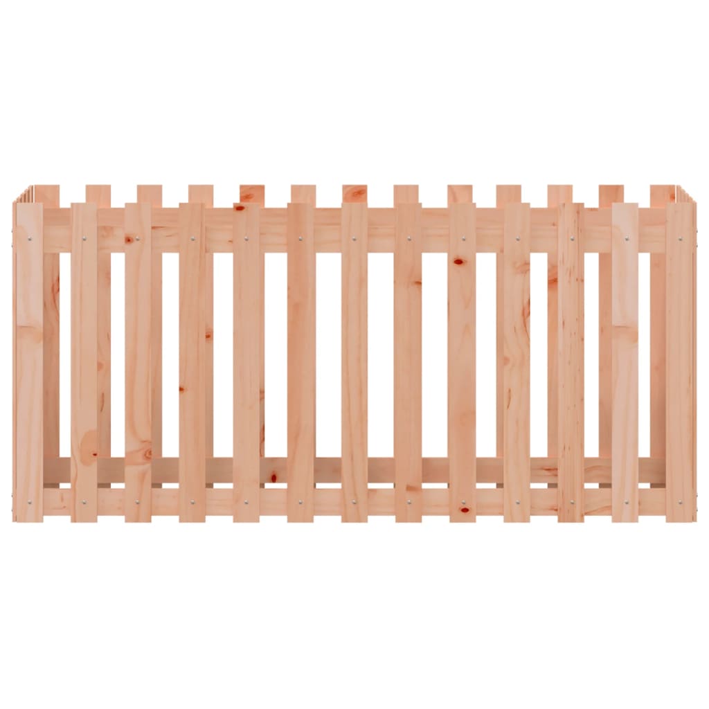 vidaXL Garden Raised Bed with Fence Design 150x50x70 cm Solid Wood Douglas 5