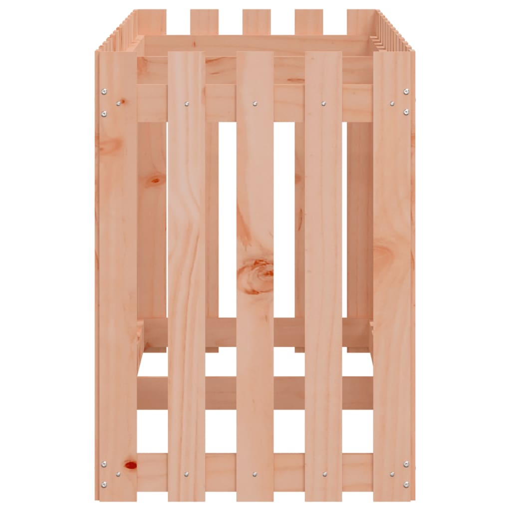 vidaXL Garden Raised Bed with Fence Design 150x50x70 cm Solid Wood Douglas 6