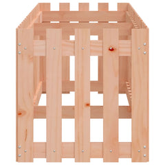 vidaXL Garden Raised Bed with Fence Design 200x50x50 cm Solid Wood Douglas 6