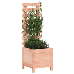 vidaXL Garden Planter with Rack 39x39.5x114 cm Solid Wood Douglas 3