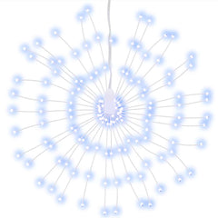 vidaXL Christmas Starburst Lights 140 LEDs 4 pcs Cold White 17 cm 3