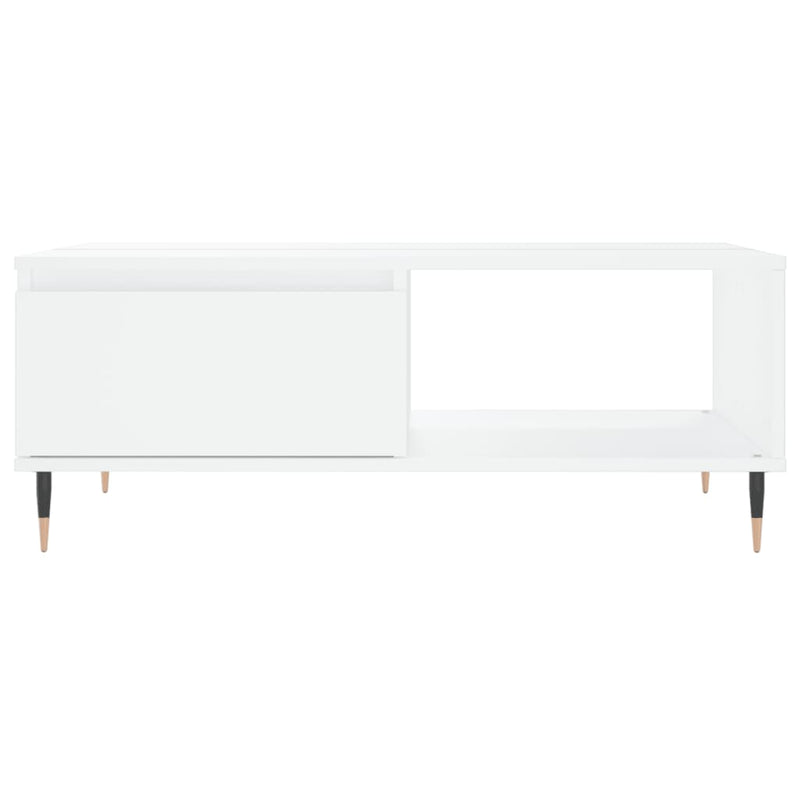 Coffee Table White 90x60x35 cm Engineered Wood